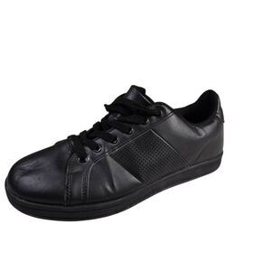 HydroSLIP Black Work Sneakers Slip-Resistant Power Wide Fit Size 8W